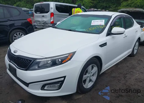 2015 Kia Optima Lx из США, поврежденный, VIN KNAGM4A78F5544180